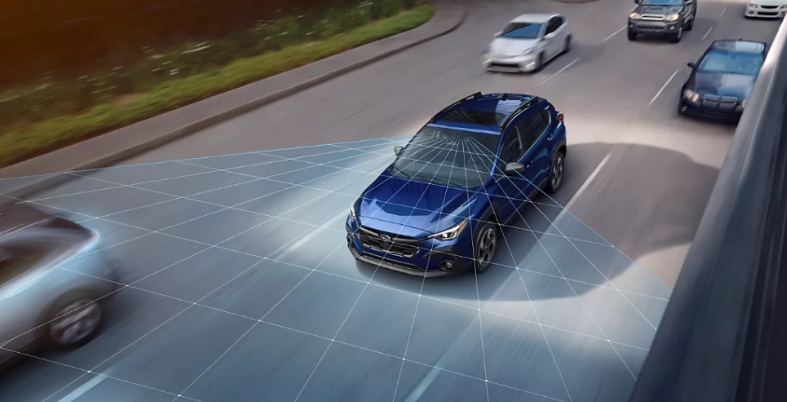 Subaru - sledovací systém vzadu